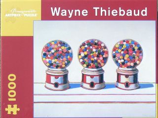   MACHINES New 1000 pc Jigsaw Puzzle Wayne Thiebaud Gumball Bubblegum