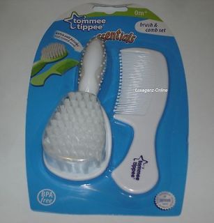 Tommee Tippee Soft Bristles Newborn First Brush and Comb Set BPA Free 