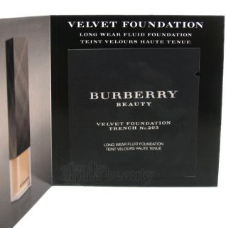 BURBERRY BEAUTY Velvet Long Wear Fluid Foundation Makeup Trial Pack