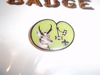 WOODBADGE CRITTER HAT PIN ANTELOPE IN THE ORIGINAL SEALED PACKAGE
