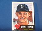 Don Hoak 1991 Topps Archives 1953 #176 Brooklyn Dodgers
