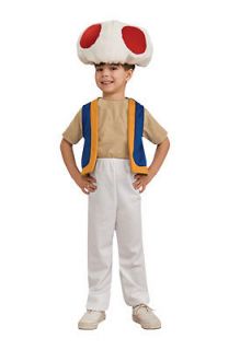 Super Mario Brothers Toad Child Costume sizeSmall