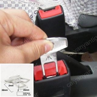 Alarm Seat Belt Buckle Clasp Insert Plug Eliminate Stop Alarm Fit 