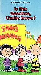 Is This Good Bye, Charlie Brown VHS, 1997, Slipsleeve