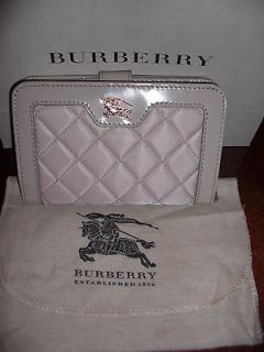 NWT BURBERRY QUILTED POPPY WALLET MADE IN ITALY