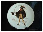 BIG MOMENT NORMAN ROCKWELL 1977 SATURDAY EVENING POST CHRISTMAS PLATE 