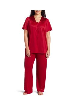 Vanity Fair Holly berry Colortura nylon short sleeve pajama set 90807 