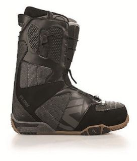  QuickFit Black Mens All Mountain Snowboarding Snowboard Boots 11