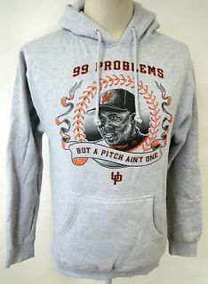 UPPER PLAYGROUND 99 PROBLEMS MENS HOODIE SF GIANTS BARRY BONDS ART NEW 