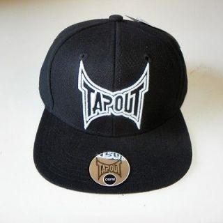 TAPOUT UFC MMA FIGHTING THROWBACK HAT / CAP       SNAPBACK   BLACK 