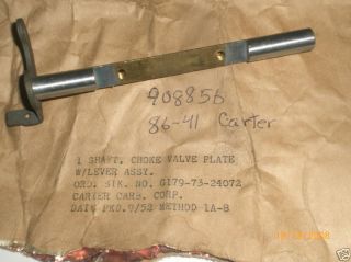 NOS WW2 G179 M29/M29C Weasel Choke Plate Shaft Assy