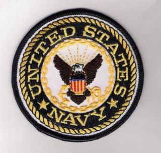 FANCY DRESS HALLOWEEN COSTUME PARTY PROP PATCH UNITED STATES NAVY 