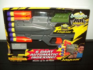 Buzz Bee Toys Air Warriors Automatic And 6 Foam Darts Toy Gun (NIB 