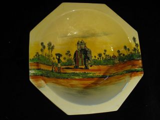   POTTERY HOMELAND INDIA ELEPHANT F RIDGWAY BOWL A J WILKINSON