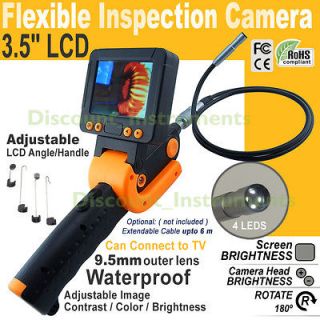   Inspection Camera Endoscope Borescope Snake Scope Rotate w/ 1M Cable