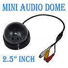 NEW MINI 2 5 Inch Color Audio Video CCTV Dome Camera