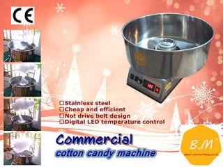   Cotton Candy Floss Maker Machine Electric Commercial Party Store Booth