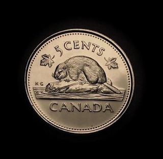 1952   2002 P Canadian Nickel BU MINT * FROM RCM ROLL * ONE YEAR TYPE 