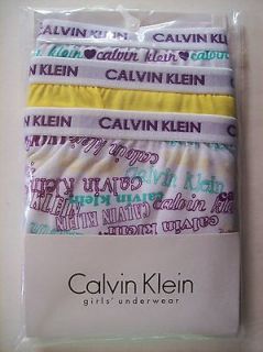Calvin Klein Underwear Underpants 3 Pair Bikinis Girls Sz Extra Small 