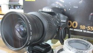   Macro Lens for Nikon d3000 d3100 d3200 d5100 d5000 d60 d40 w/18 55 MP
