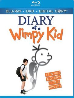 Diary of a Wimpy Kid Blu ray DVD, 2010, 3 Disc Set, Includes Digital 