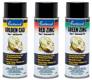 Eastwood Golden Cad Paint Kit Gold Cadmium Plating Look