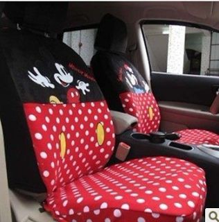 NEW Disney Mickey & Minnie Mouse G020 Car Seat Cover Set 10 pcs