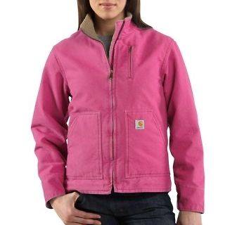Carhartt WJ022 Womens Canyon Sandstone Jacket Tulip Pink