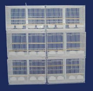 Lot of 6 Aviary Bird Cage 24 x 16 x 16H W/ Divider #2434,