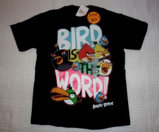 Juniors Angry Birds Tshirt / GLow in the Dark / S, M, L, XL / $3 ship 