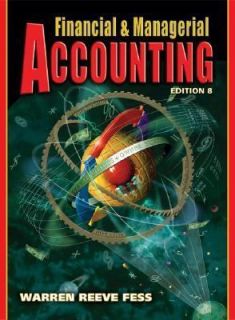   and Managerial Accounting by Philip E. Fess, Carl S. Warren text book