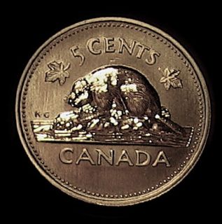1952 2002 P Canadian SPECIMEN NICKEL * NO DATE REVERSE