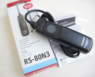 Canon RS 80N3 RS80n3 Remote Switch for EOS 5D Mark ii Mark iii 7D 5D 