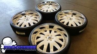 Newly listed ASANTI AF133 28 WHITE WHEELS DELINTE TIRES 295/25/ZR28 