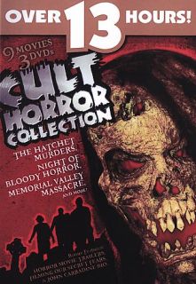 Cult Horror Collection DVD, 2005, 3 Disc Set