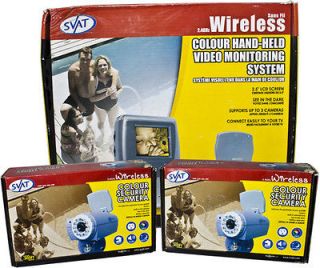   GHZ WIRELESS HAND HELD VIDEO MONITORING SYSTEM SECURITY CAMERA