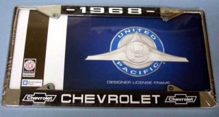 LICENSE TAG FRAME FOR 1968 CHEVY CHEVROLET CAMARO CHEVELLE CAR TRUCK 
