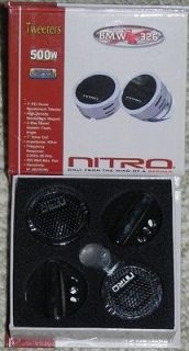   of Nitro BMW326 500 Watt Component Tweeters W/ Crossovers Built In