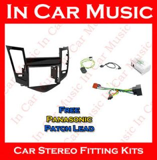   Cruze Double Din Facia Stereo Panel Kit With Panasonic Patch Lead
