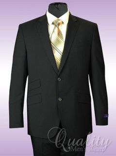 Ted Baker Endurance Suit 42S 35 Jim Slim Fit 2 Button Black Wool 