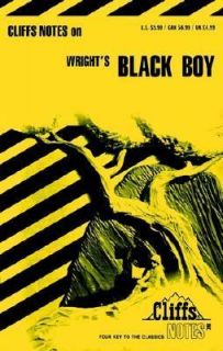 CliffsNotes on Wrights Black Boy by Carl Senna 1971, Paperback
