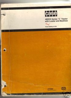 Case 480CK Series C Loader Backhoe Parts Manual