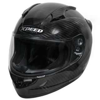   XCF3000 Carbon Fiber Full Face Motorcycle Sportbike Helmet Medium MD
