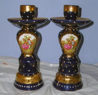 limoges candlesticks in Pottery & Glass