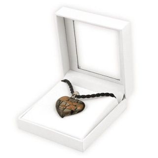 Pierre Cardin Small Glass Silver Pendant