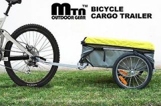   Heavy Duty Steel Bike Bicycle Cargo Book Trailer Carrier w/Cover