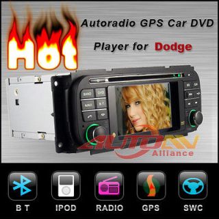Car DVD Player GPS Navigation Stereo For Dodge Durango Radio TV 8243