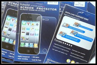 pieces crystal clear Screen Protector Film Shield Guard for iphone 
