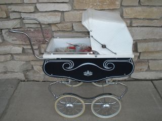 Vintage Pram Doll Baby Stroller Carriage Perambulator Buggy