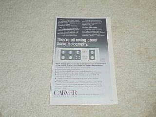 carver preamp in TV, Video & Home Audio